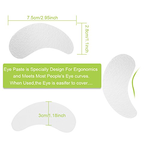 Eye Pads Lash Extensions Kit, 110 Pairs Hydrogel Patch Gel Pad Beauty Makeup Tool for Under Eyes Eyelash Extension