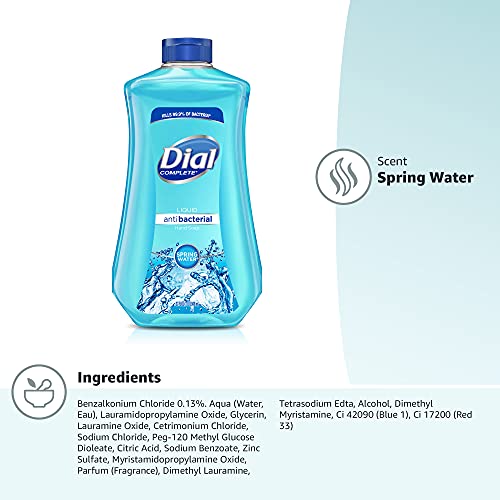 Dial Liquid Hand Soap Refill, Aloe, 52 Fluid Oz (Pack of 3)