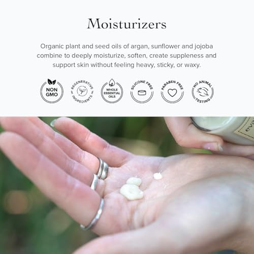 evanhealy Lavender Argan Light Moisturizer | Sheer Antioxidant Natural Moisturizer Cream for Oily Sensitive Skin | Vitamin E Face Cream