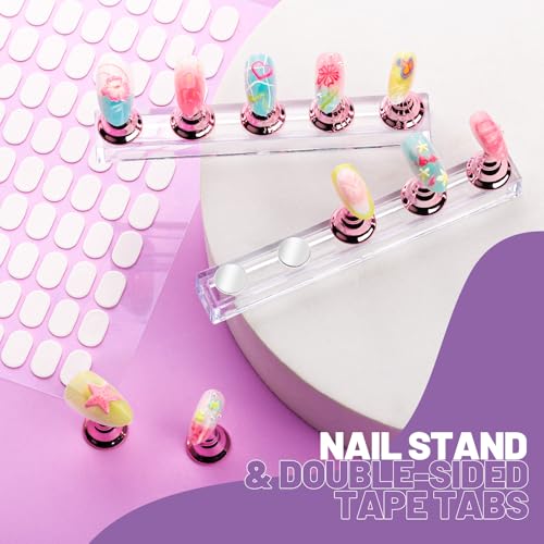 Teenitor Nail Art Tools Set with 23 Brushes, Dotting & Acrylic Tools, Nail Stand & Accessories