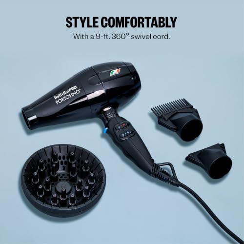BaBylissPRO Nano Titanium Portofino 2000W Hair Dryer