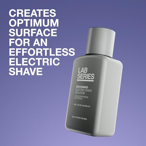 Lab Series Men's Grooming Effortless Pre-Electric Shave Solution - Cools & Refreshes Skin - Skin Care for Men, 3.4 Fl Oz
