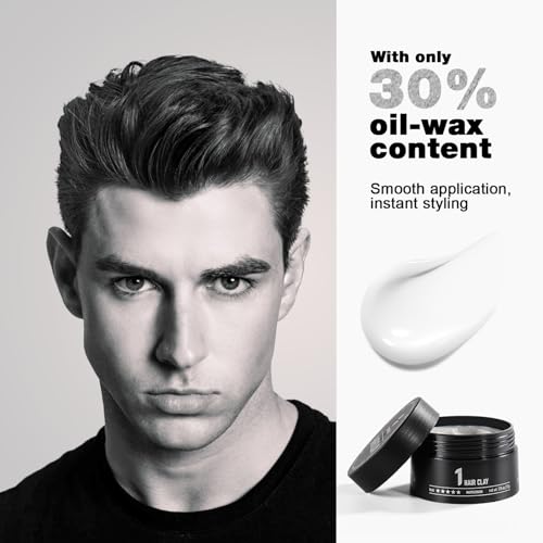 SUPRENT Hair Clay for Men | Medium Hold, Water-Based, Matte Finish
