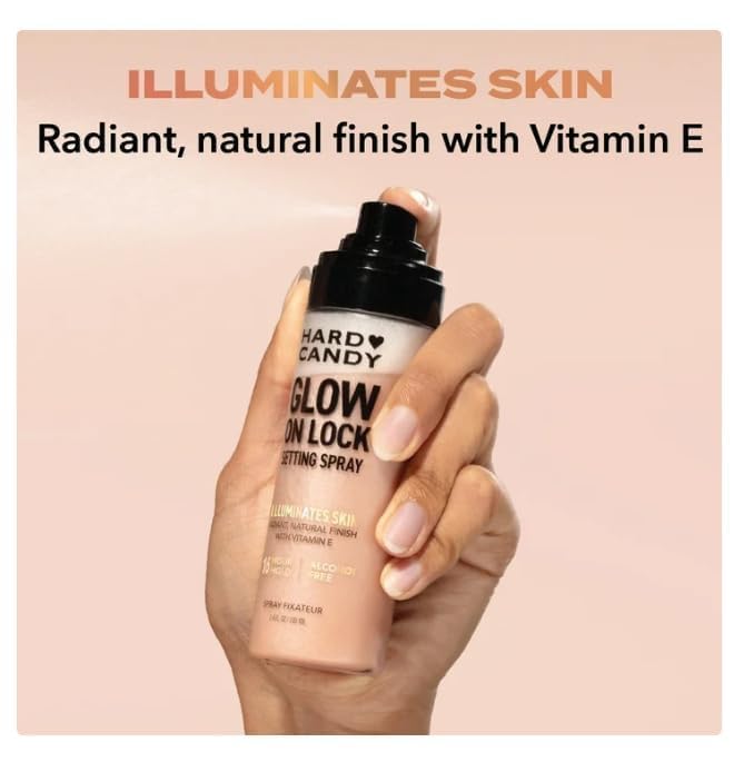Hard Candy Glow On Lock Setting Spray 16H Luminous 3.4oz