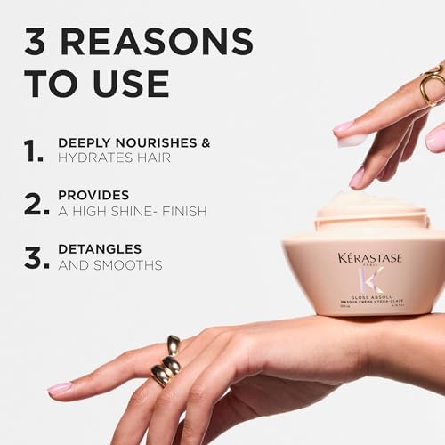 KÉRASTASE Gloss Absolu High Shine Anti Frizz Hair Mask for Thick & Medium Hair