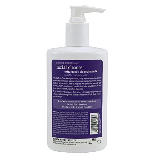 Beauty without Cruelty Facial Cleansing Milk, Extra Gentle, 8.5-Ounce