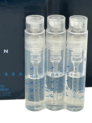Prada Luna Rossa Ocean EDT Sample Spray Set for Men - 1.2ml (Set of 3)