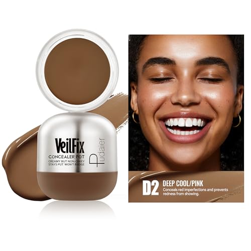 Pudaier Cream Concealer Pot - Lightweight, Buildable Coverage, 32 Shades