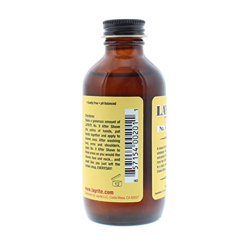 Layrite No.9 Aftershave, 4 oz
