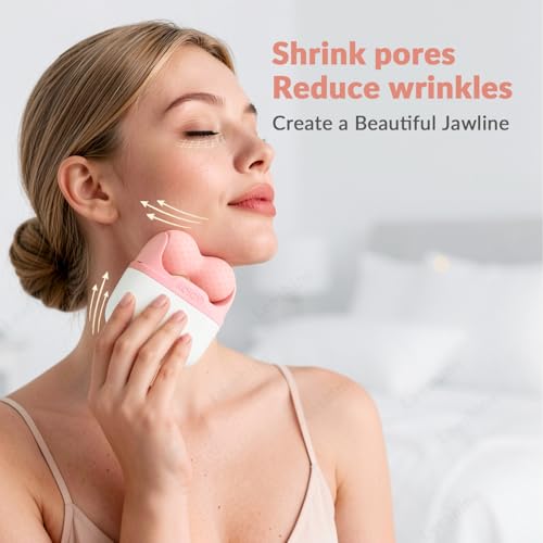 Leeshine Ice Roller Set for Face & Eyes - 2 Cold Therapy Rollers