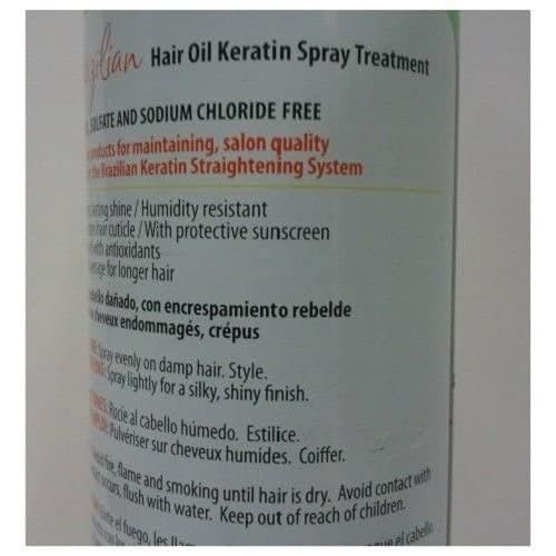 Fantasia Brazilian Hair Oil Spray, 6 Ounce