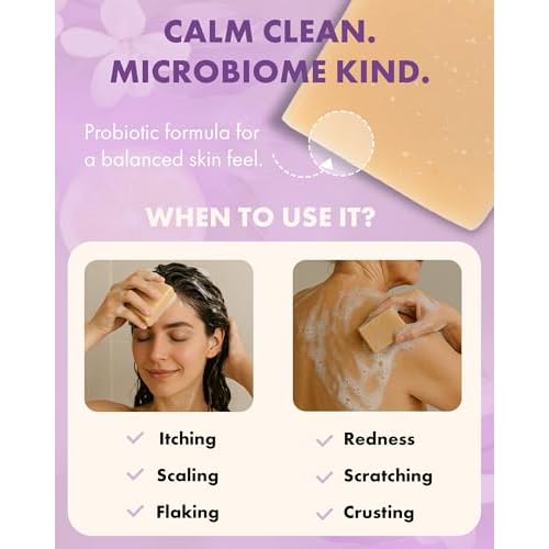 Massey's CF 100% Natural Probiotic Soap Bar - Elevate Your Skincare Routine with Potent Tea Tree and Refreshing Lemon Essence - Pure Citrus Bliss 4oz