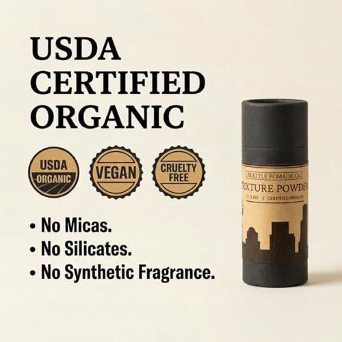 Organic Texture Powder for Men - Volumizing Hair Powder 2oz