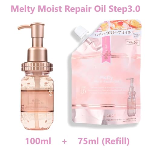 GASHINA STORY Melty Moist Repair Hair Oil 100ml + Refill 75ml