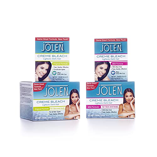 Hair Lightening Cream for Face & Body - 125ml Bleach for Dark Hair
