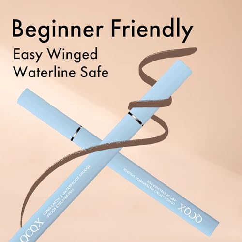 Waterproof Liquid Eyeliner Pen - Ultra-Fine Felt Tip