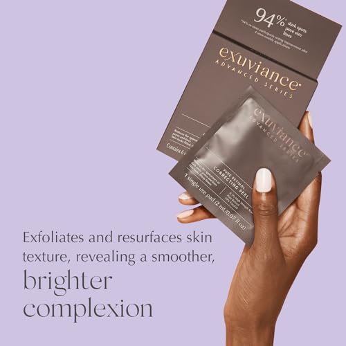 EXUVIANCE Dark Spot Correcting Starter Set (35g Triple Microdermabrasion Face Polish/2 pads Pure Retinol Corecting Peel)