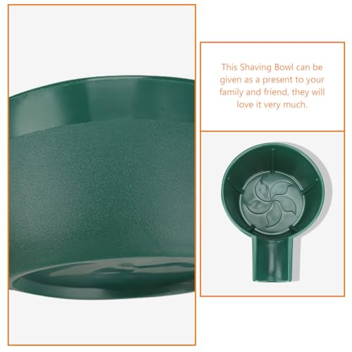 FRCOLOR Plastic Shaving Bowl 2.36 Inch Wide Lathering Bowl for Men Shaving Cream Foam Soap Durable Shave Accessory for Home and Travel