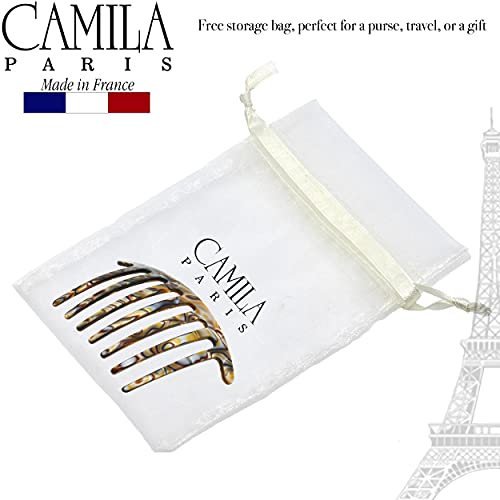 Camila Paris CP3186 French Hair Comb Clip - Onyx