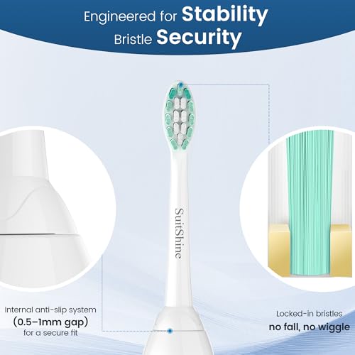 Sonicare Replacement Toothbrush Heads - 8 Pack Compatible