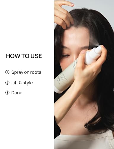 CHAHONG Fix Volume Hair Spray for Fine Hair, Root Lift & Curl Hold, 4.05 oz