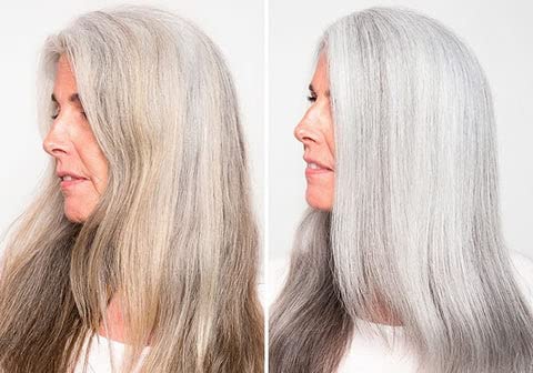Purple Toning Shampoo & Conditioner Set for Gray Hair