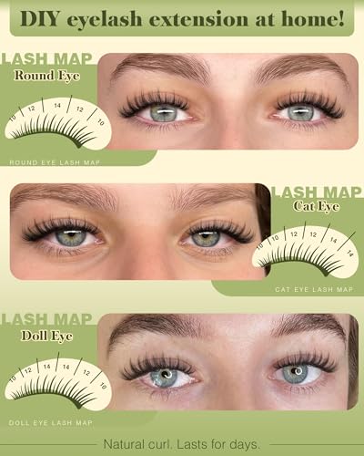 CD Curl Wispy Lash Clusters 10-14mm, 144 DIY Eyelash Extensions