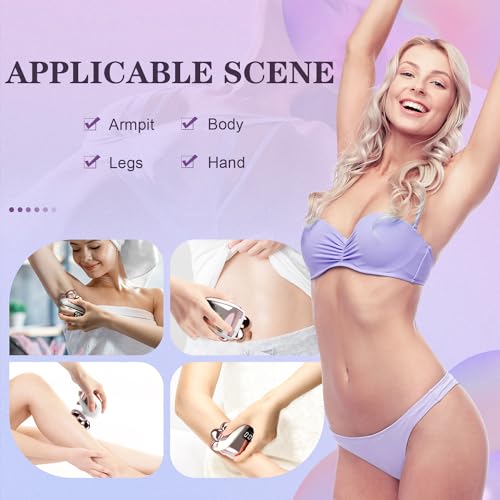Electric Razors for Women Legs: 5-in-1 Electric Shaver with 7D Head - IPX6 Waterproof Wet Dry Hair Remover with LED Display & Travel Lock for Face Bikini (White Pink)