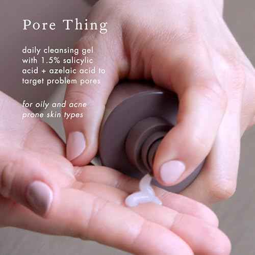 Bioelements Pore Thing - 4 fl oz - Daily Cleansing Gel with 1.5% Salicylic Acid + Azelaic Acid to Target Problem Pores - Vegan, Gluten Free - Never Tested on Animals