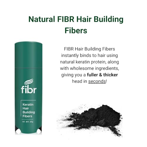 FIBR Hair Keratin Building Fibers for Thinning Hair - Dark Brown