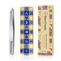 GlamTweeler Expert Slant Tip Tweezers with Leather Case