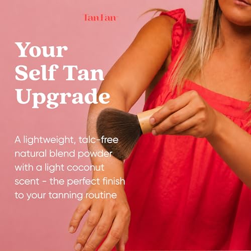 Tan Fan Self Tan Drying Powder Kit with Body Brush