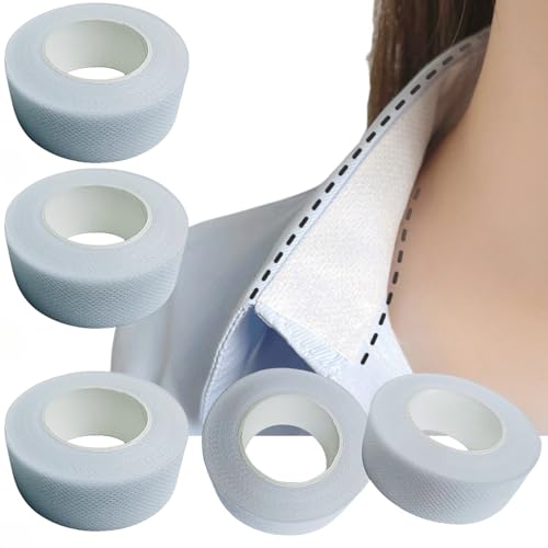 Collar Protector Sweat Pads - 5 Self-Adhesive Absorbent Rolls
