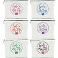 6Pcs Girls Trip Gifts Favors Girls Weekend Gifts for Women Makeup Bag Cosmetic Bag Girls Trip Essentials Weekend Bag Coin Purse for Friend Girl Lady Daughter Bestie Graduation Christmas Birthday