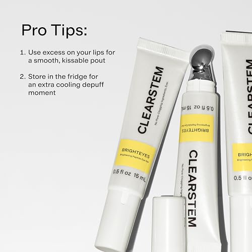 CLEARSTEM BrightEyes Peptide Eye Gel - Anti-Aging Eye Cream
