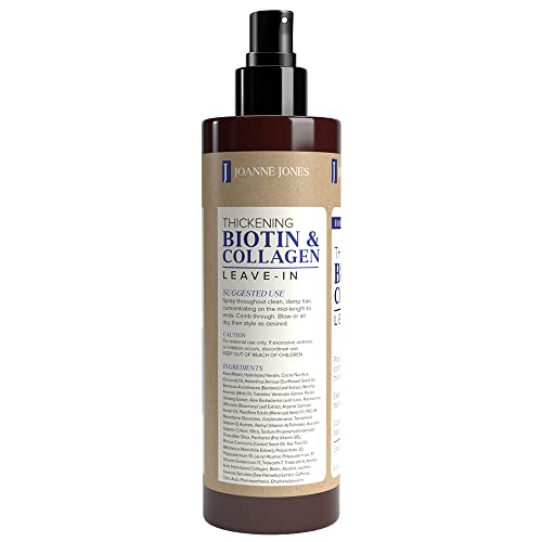 Joanne Jones Biotin & Collagen Leave-In Conditioner - 8oz
