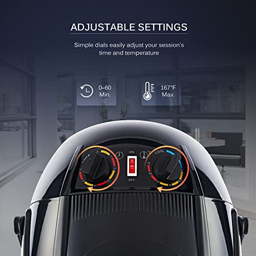 Professional Hooded Hair Dryer with Stand - Adjustable Height
