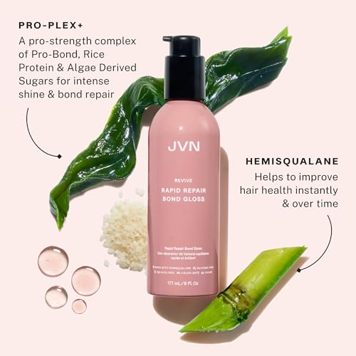 JVN Revive Rapid Repair Bond Gloss - Hair Shine Treatment, 6 fl oz