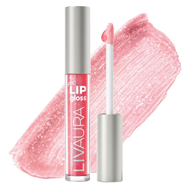 pH-Activated Shimmer Lip Gloss - Rosy Quartz, High-Shine