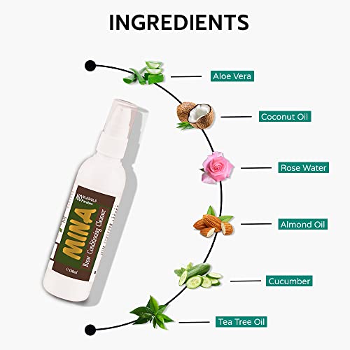 MINA iBrow Conditioning Cleanser 100ml | Pre-Cleanse for Brow Tint