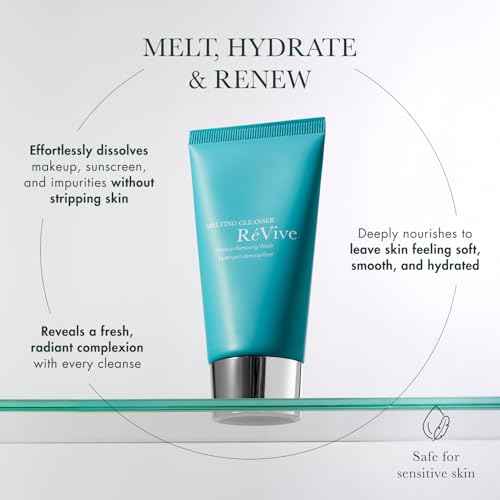 R?Vive Melting Face Cleanser - Makeup Remover Cleansing Gel to Melt Away Makeup, Dirt & Impurities from the Skin - Enriched with Olive, Macadamia & Jojoba Oil to Hydrate & Soften Skin (100ml)
