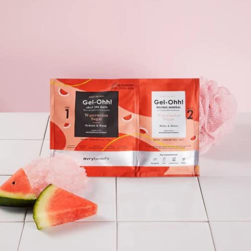 Watermelon Scented Jelly Pedicure Soak - Hydrating Foot Spa Treatment