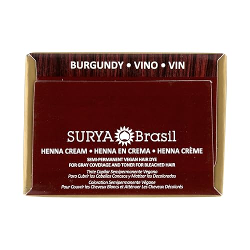 Surya Brasil Henna Cream Burgundy - Natural Hair Color
