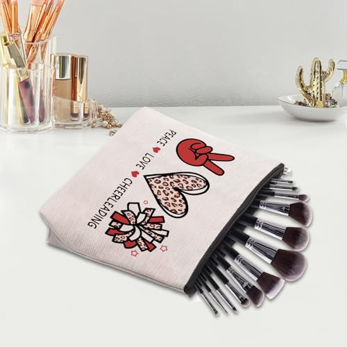 Cosmetic Makeup Bag for Cheerleaders - Fun Gift for Women