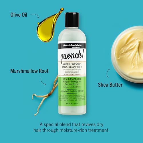 Aunt Jackie's Quench Moisture Intensive Leave-In Conditioner, 12 oz