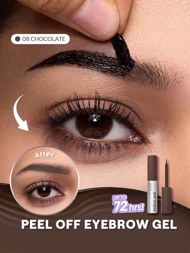 SHEGLAM Tint Lock Peel Off Brow Gel - Chocolate