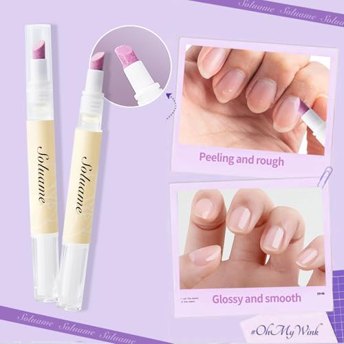 NIZENTA 45° Cuticle Oil Pusher Pen - Nourishes & Exfoliates Nails