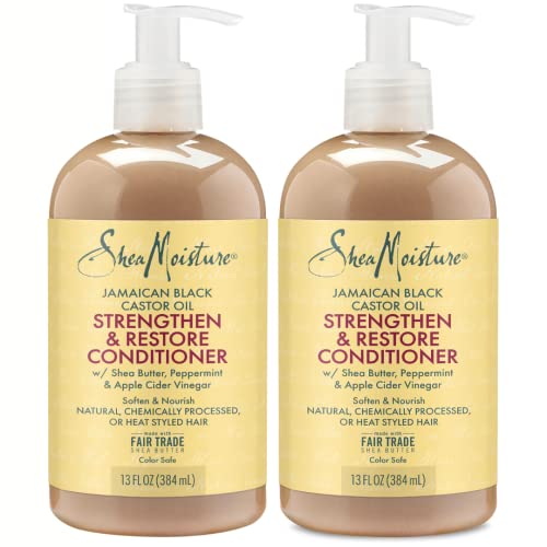 Shea Moisture Jamaican Black Castor Oil Reparative Leave-in Conditioner for Unisex - 3.2 Oz Conditioner, 3.2 Ounce