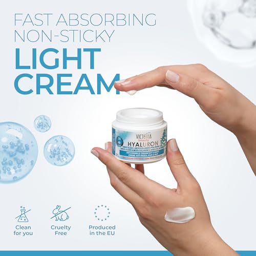 Hyaluron & Amber Algae Anti-Aging Day and Night Cream with Micro-Collagen and Hyaluronic Acid for Age 40 and Above - 50 ml