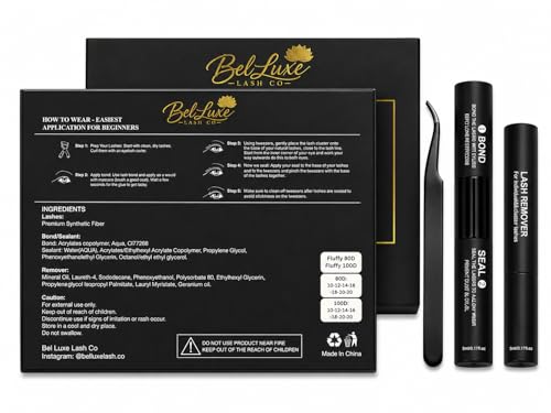Fluffy Lash Clusters Kit 80D+100D DIY Extensions 10-20mm